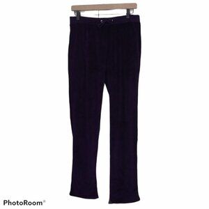 Tracksuit Pant Womens Medium Purple‎ Velour Jogger Loungewear Casual Comfort New